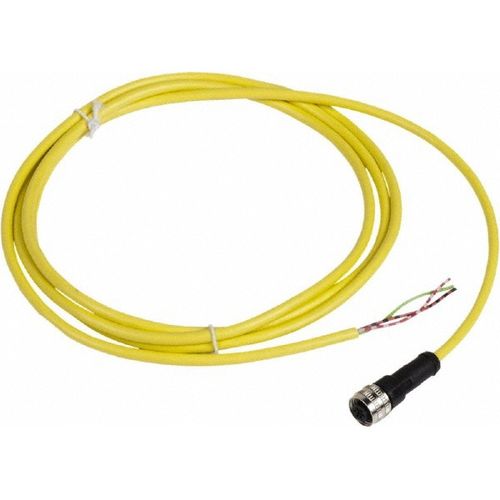 Main product image of Sensor Cordset, 3-Pin UNF, PVC Jacket, 2m Cable, 4 Amp, 250 VAC, IP67, XZCPV1865L2
