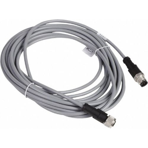 Main product image of Sensor Cordset, M12 4-Pin Female Straight, 5m Cable, 3 Amp, 250 VAC, IP65, XZCRV1511041C5