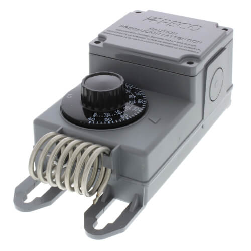 Main product image of Line Volt Mechanical Thermostat w/ Stainless Steel Bulb (40°F - 110°F)
