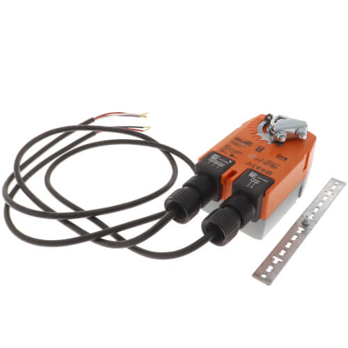 Low Leakage Alum 24"x24" I.D. with BELIMO TFB24 Motorized Damper or 24-3 
