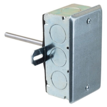 Main product image of 8" Duct Temperature Sensor with Mounting Box, 10k Ohm NTC Type 3 Thermistor