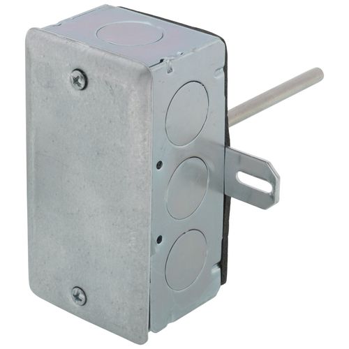 Main product image of 4" Duct Temperature Sensor with Mounting Box, 10k Ohm NTC Type 2 Thermistor