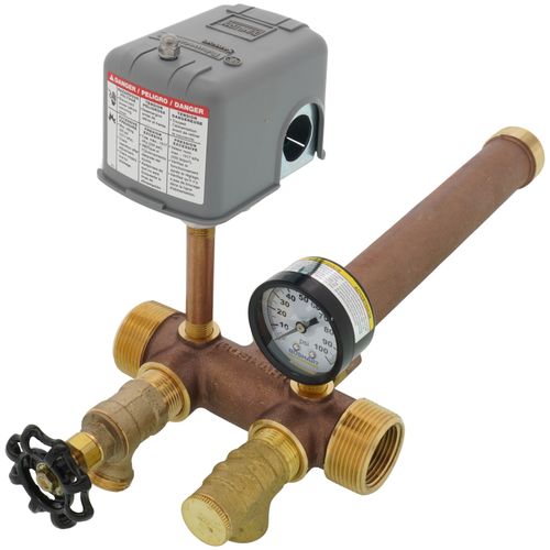 Main product image of 1-1/4" MPT Union Brass Tank Tee Package (Lead Free)