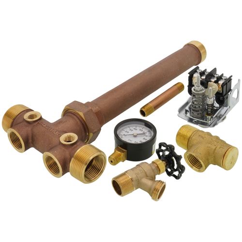 Main product image of 1-1/4" MPT Union Brass Tank Tee Package (Lead Free)