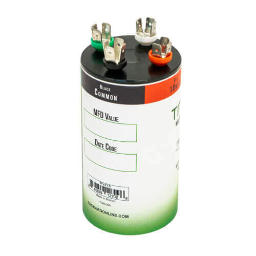 Main product image of 17.5 MFD Round Motor Run Multi Capacitor (440/370V)