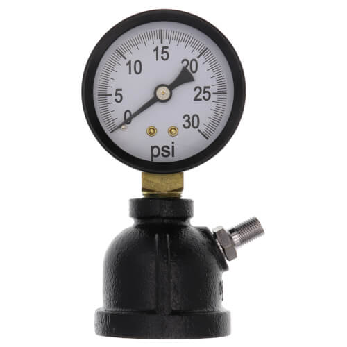 Main product image of 1" Leak Test Gauge (0-30 PSI)