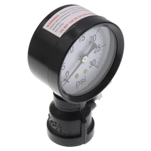 Main product image of 1/2" Leak Test Gauge (0-30 PSI)