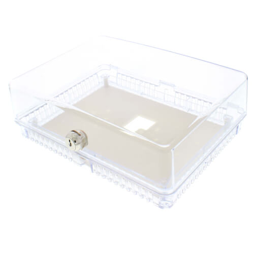 Universal Thermostat Lock Box With Key Clear Large Thermostat