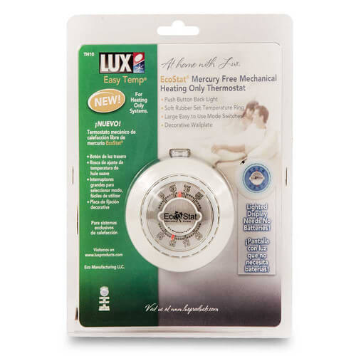 Main product image of Ecostat Non-Programmable Easy Temp Heat Only Mechanical Thermostat
