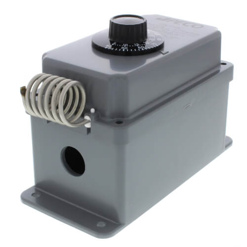 Main product image of Line Volt Mechanical Thermostat w/ Stainless Steel Bulb (40°F - 100°F)