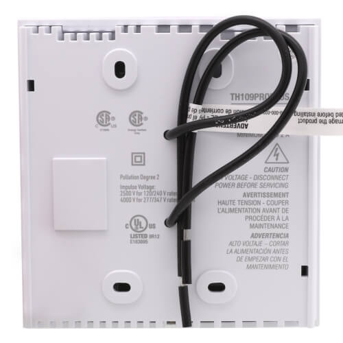 Main product image of Digital Non-Programmable Line Volt Thermostat for Electric Heating (240 VAC, SPST), TH109PROPLUS