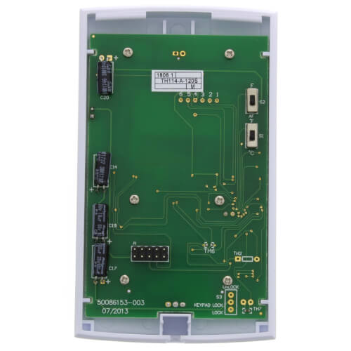 Non-Programmable Line Volt Electric Heating Thermostat, 4 Wires/SPST, 120V, TH114-A-120S