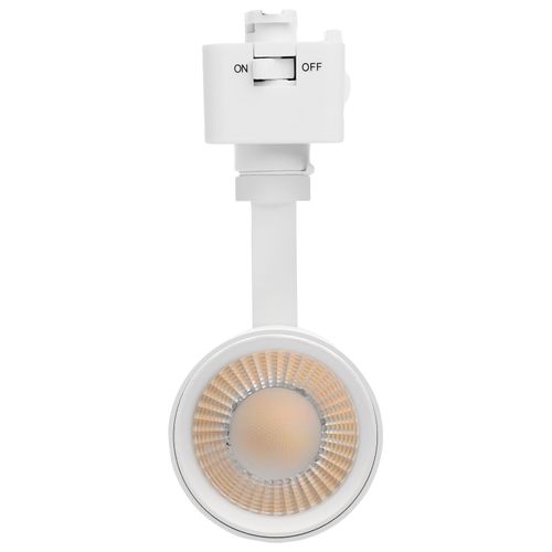 Main product image of 10W LED Track Head, 36-Degree Beam Spread, J-Style Track, 5 CCT Selectable, Matte White Finish