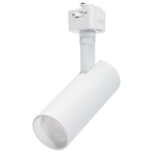Main product image of 10W LED Track Head, 36-Degree Beam Spread, J-Style Track, 5 CCT Selectable, Matte White Finish