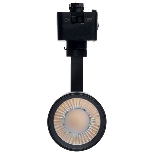 Main product image of 10W LED Track Head, 36-Degree Beam Spread, J-Style Track, 5 CCT Selectable, Matte Black Finish