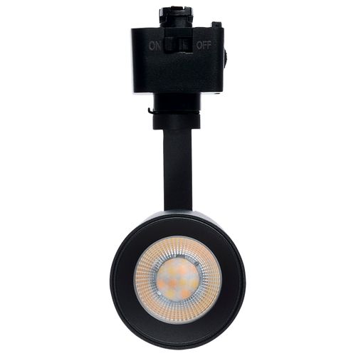 Main product image of 10W LED Track Head, 48-Degree Beam Spread, J-Style Track, 5 CCT Selectable, Matte Black Finish