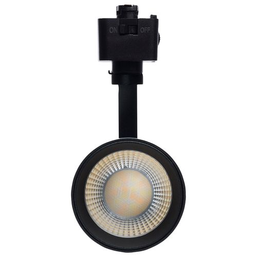 Main product image of 20W LED Track Head, 48-Degree Beam Spread, J-Style Track, 5 CCT Selectable, Matte Black Finish