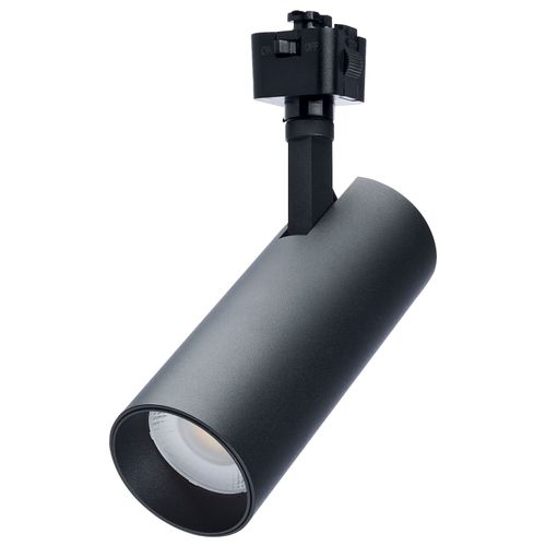 Main product image of 20W LED Track Head, 48-Degree Beam Spread, J-Style Track, 5 CCT Selectable, Matte Black Finish
