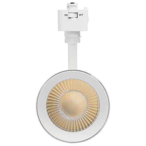 Main product image of 30W LED Track Head, 36-Degree Beam Spread, J-Style Track, 5 CCT Selectable, Matte White Finish