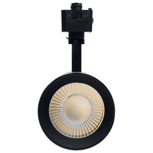 Main product image of 30W LED Track Head, 48-Degree Beam Spread, J-Style Track, 5 CCT Selectable, Matte Black Finish