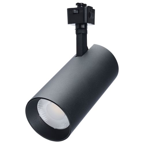 Main product image of 30W LED Track Head, 48-Degree Beam Spread, J-Style Track, 5 CCT Selectable, Matte Black Finish