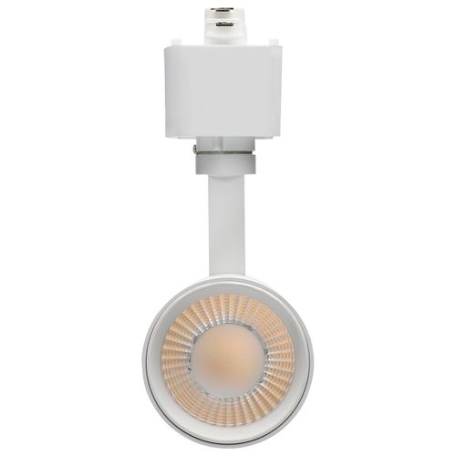 Main product image of 10W LED Track Head, 36-Degree Beam Spread, 5 CCT Selectable, Matte White Finish