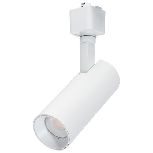 Main product image of 10W LED Track Head, 48-Degree Beam Spread, 5 CCT Selectable, Matte White Finish
