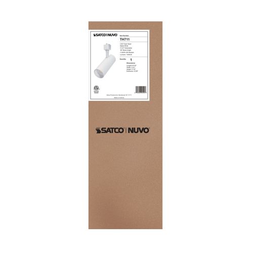 Main product image of 20W LED Track Head, 36-Degree Beam Spread, 5 CCT Selectable, Matte White Finish