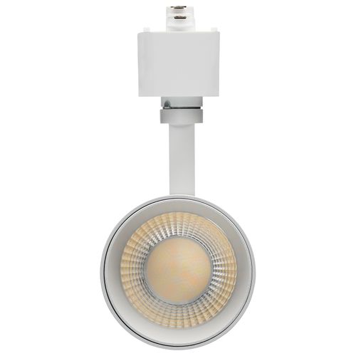 Main product image of 20W LED Track Head, 48-Degree Beam Spread, 5 CCT Selectable, Matte White Finish