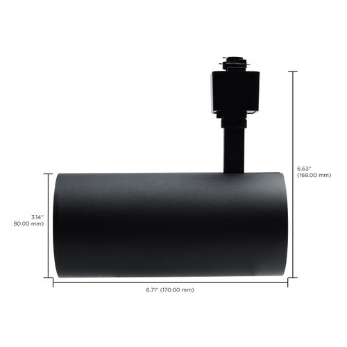 Main product image of 30W LED Track Head, 48-Degree Beam Spread, 5 CCT Selectable, Matte Black Finish