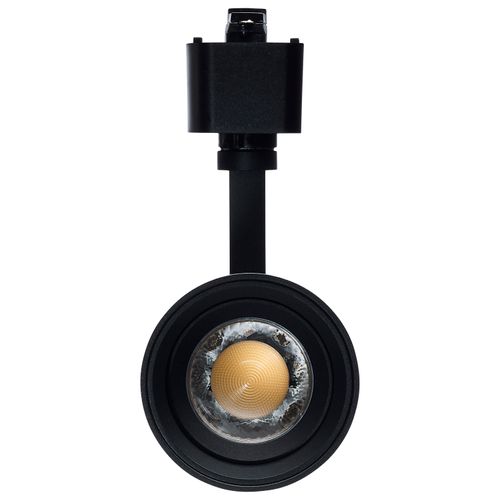 Main product image of 15W LED Track Head, 20-Degree to 50-Degree Adjustable Beam Spread, CCT Selectable, Matte Black Finish