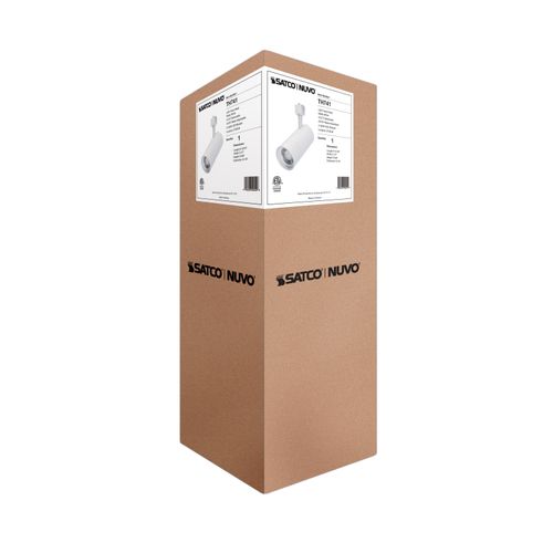 Main product image of 30W LED Track Head, 20-Degree to 50-Degree Adjustable Beam Spread, CCT Selectable, Matte White Finish