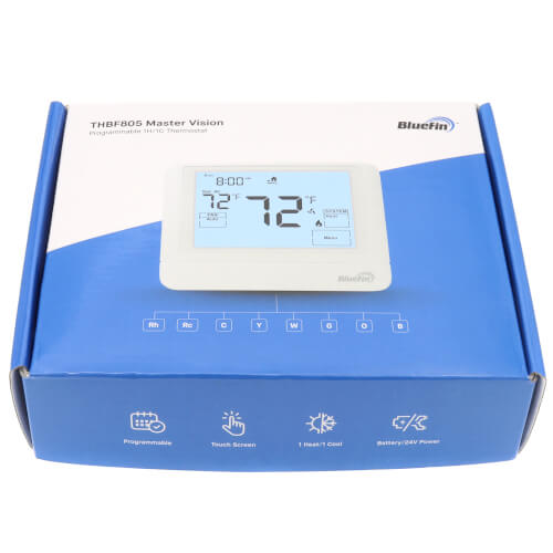 Master Vision 7 Day Programmable 1H/1C Thermostat
