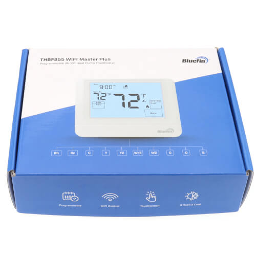 Master Plus Wi-Fi 7 Day Programmable 2H/2C or 3H/2C w/ Heat Pump Thermostat