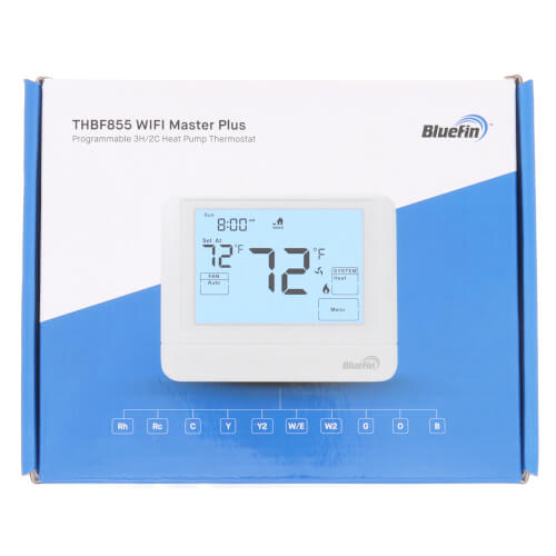 Master Plus Wi-Fi 7 Day Programmable 2H/2C or 3H/2C w/ Heat Pump Thermostat