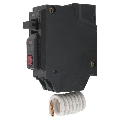 Main product image of Q-Line THQL Series GFCI Single Pole Plug-In Circuit Breaker (120/240V, 15A)