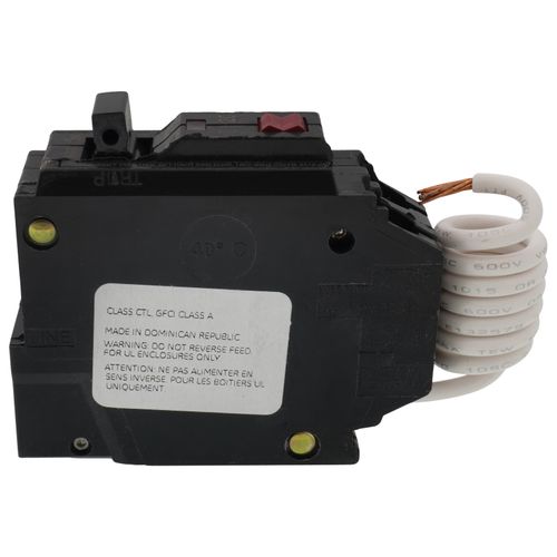 Main product image of Q-Line THQL Series GFCI Single Pole Plug-In Circuit Breaker (120/240V, 20A)