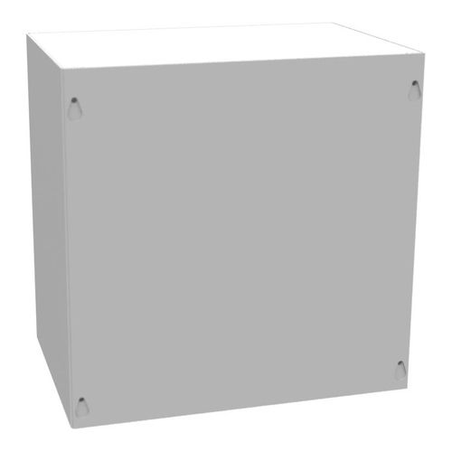 Main product image of 12" x 8" x 12" NEMA 1 Screw Cover Junction Box, Steel, Gray, No Knockouts, 12128-SC1-NK