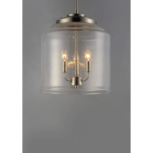 Main product image of Acadia 3 Light Pendant Ceiling Light (Satin Nickel), 12273CDSN