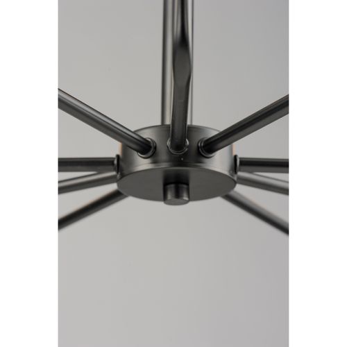 Main product image of Acadia 9 Light Black Chandelier Ceiling Light (Satin Nickel), 12277CDBK