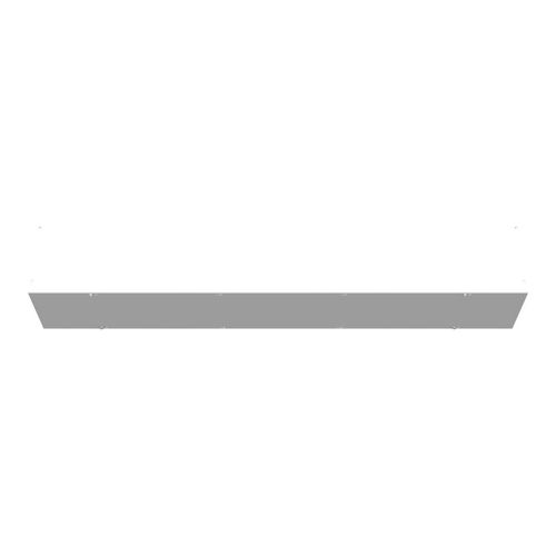 Main product image of 8" x 48" x 8" NEMA 1 Screw Cover Lay-In Wireway, Steel, Gray, No Knockouts, 8848-GSC1-NK