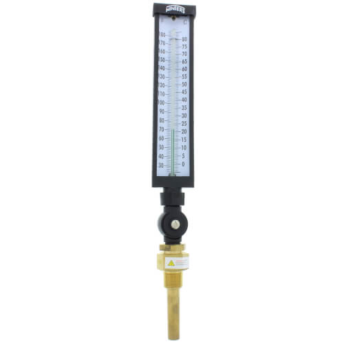 Main product image of 3-1/2" TIM Industrial 9IT Thermometer w/ Valox Case (30°F to 180°F & 0°C to 80°C)
