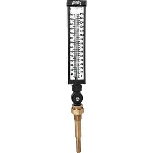 Main product image of 3-1/2" TIM Industrial 9IT Thermometer w/ 6" Aluminum Case (30°F to 180°F & 0°C to 80°C)