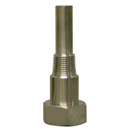 Main product image of 3/4" TIW 316 SS Industrial 9IT Thermowell w/ 2-1/2" Insertion Length
