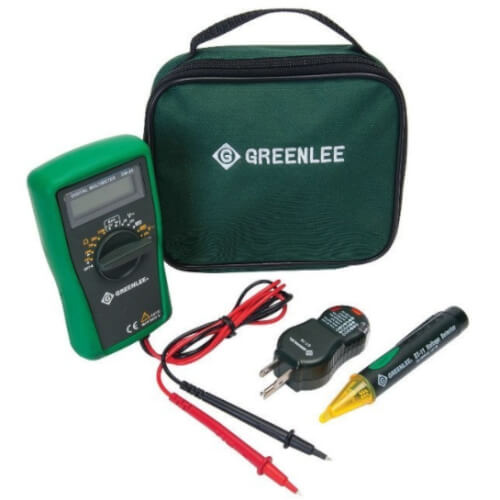 TK30A Greenlee TK30A 600V Digital Multimeter Electrical Test Kit