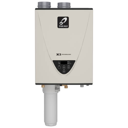 199,000 BTU Ultra Low-NOx w/X3 Technology Natural Gas Indoor Condensing Tankless Water Heater (10 GPM)