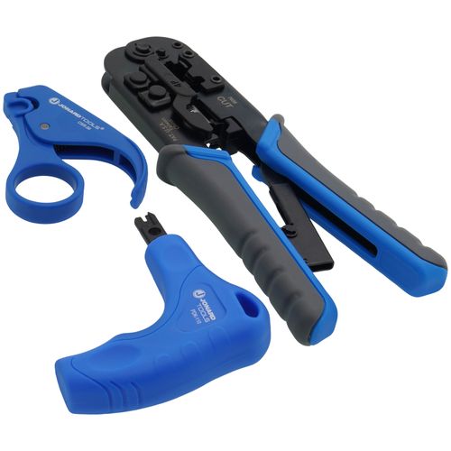 Main product image of TK-RJ45 Network Tool Kit for Cutting, Crimping, Punching & Terminating Network & Telephone Cables