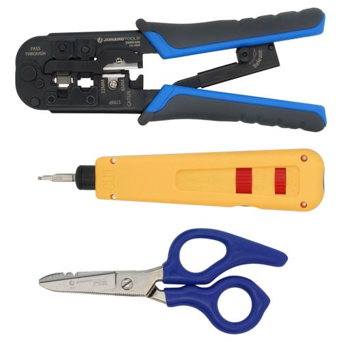 Main product image of TK-RJ550 VDV Installation Tool Kit for Cutting, Crimping & Terminating CAT5 & CAT5e Network Cables