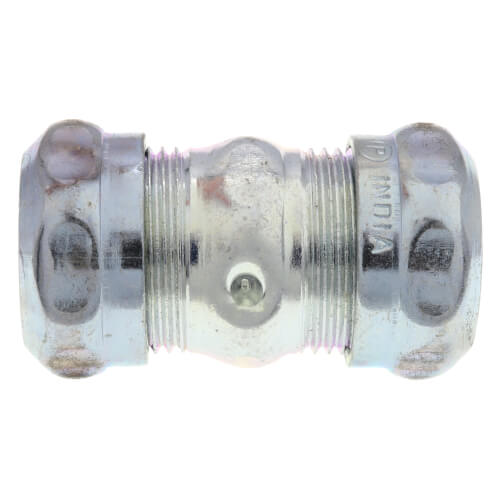 Main product image of 1/2" Steel EMT Compression Coupling