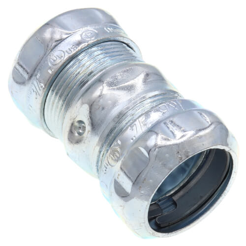 3/4" Steel EMT Compression Coupling